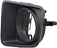 Driver Side Fog Light Trim, Textured Black