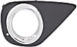 Front, Passenger Side Fog Light Trim, Primed, Hatchback
