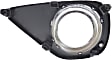 Front, Passenger Side Fog Light Trim, Primed, Hatchback