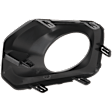 Front, Driver Side Fog Light Trim, Textured Black, Except Limited Model