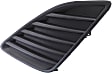 Front, Driver Side Fog Light Cover, Black