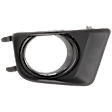 Front, Passenger Side Fog Light Trim, Primed, without Chrome Bezel