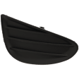 Front, Passenger Side Fog Light Cover, Textured Black
