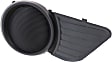Front, Passenger Side Fog Light Cover, Black