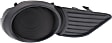 Front, Passenger Side Fog Light Cover, Black