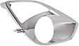 Front, Passenger Side Fog Light Trim, Chrome