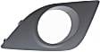 Front, Driver Side Fog Light Trim, Textured Black, LE/LE Eco Models