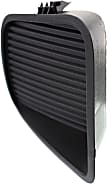 Front, Driver Side Fog Light Cover, Textured Black