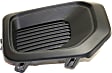 Front, Passenger Side Fog Light Cover, Opening Cover, Textured Black