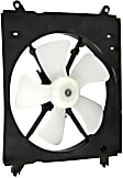 Radiator Fan - Driver Side Fan Blade, Motor and Shroud, 4 Cyl., 2.2L Engine