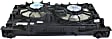 2014 Toyota Prius Two - Radiator Fan 4 Cyl 1.8L, Dual fan