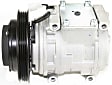 A/C Compressor, With Clutch, 4-Groove Pulley