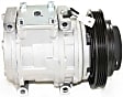 A/C Compressor, With Clutch, 4-Groove Pulley