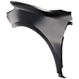 Front, Driver Side Fender, Primed, For Models Without Signal Light Hole