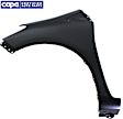 Front, Driver Side Fender, Hatchback, Japan Built Vehicle (Without Rear Intermittent Wiper)/France Built Vehicle, CAPA CERTIFIED