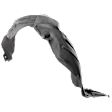  Front, Driver Side Fender Liner, Hatchback, Except SE Model