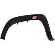 Front, Passenger Side Fender Flares, Textured Black