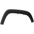 Front, Passenger Side Fender Flares, Textured Black CAPA Certified