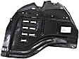 Front, Passenger Side, Front Section Fender Liner