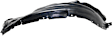 Front, Driver Side, Rear Section Fender Liner, With Cold Climate Specification