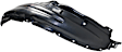 Front, Driver Side, Rear Section Fender Liner, With Cold Climate Specification
