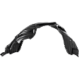 2011-2017 Toyota Sienna - Front, Passenger Side Fender Liner, without Insulation Foam, with Extension Sheet, Except SE Model