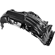 2011-2017 Toyota Sienna - Front, Passenger Side Fender Liner, without Insulation Foam, with Extension Sheet, Except SE Model