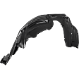 Front, Passenger Side Fender Liner, without Insulation Foam, with Extension Sheet, Except SE Model, CAPA Certified