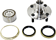 Front, Driver or Passenger Side Wheel Hub, With Bearing, 4 x 3.94 in. Bolt Pattern