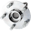 Front, Driver or Passenger Side Wheel Hub, With Bearing, 5 x 3.94 in. Bolt Pattern, 4 Cyl., 1.5L Engine, FWD