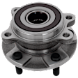 Front, Driver or Passenger Side Wheel Hub, 5 Lugs, with Bearing, 5 x 4.5 in. Bolt Pattern