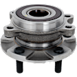 Front, Driver or Passenger Side Wheel Hub, 5 Lugs, with Bearing, 5 x 4.5 in. Bolt Pattern