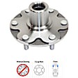 2009 Toyota Tacoma - Front, Driver or Passenger Side Wheel Hub, 4WD, 6 Lugs, Without Bearing