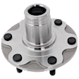 Front, Driver or Passenger Side Wheel Hub, 6 Lugs, without Bearing, 4WD, with Automatic Disconnecting Differential