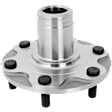 Front, Driver or Passenger Side Wheel Hub, 6 Lugs, without Bearing, 4WD, with Automatic Disconnecting Differential
