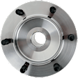 Front, Driver or Passenger Side Wheel Hub, 6 Lugs, without Bearing, 4WD, with Automatic Disconnecting Differential
