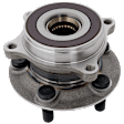 Front, Driver or Passenger Side Wheel Hub, With Bearing, 5 x 3.94 in. Bolt Pattern, 4 Cyl., 1.8L Engine, Front Wheel Drive