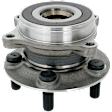 Front, Driver or Passenger Side Wheel Hub, With Bearing, 5 x 3.94 in. Bolt Pattern, 4 Cyl., 1.8L Engine, Front Wheel Drive