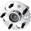 Rear, Driver or Passenger Side Wheel Hub, With Bearing, 4 x 3.94 in. Bolt Pattern