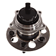 Rear, Driver or Passenger Side Wheel Hub, With Bearing, With Sensor, 5 x 4.5 in. Bolt Pattern, FWD
