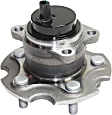 Rear, Driver or Passenger Side Wheel Hub, With Bearing, With Sensor, 5 x 4.46 in. Bolt Pattern, FWD