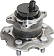 Rear, Driver or Passenger Side Wheel Hub, With Bearing, With Sensor, 5 x 4.46 in. Bolt Pattern, FWD