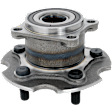 Rear, Driver or Passenger Side Wheel Hub, 5 Lugs, with Bearing, 5 x 4.5 in. Bolt Pattern