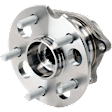 Rear, Driver or Passenger Side Wheel Hub, With Bearing, 5 x 4.49 in. Bolt Pattern, AWD
