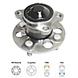 Rear, Driver or Passenger Side Wheel Hub, With Bearing, 4 x 3.94 in. Bolt Pattern, 4 Cyl., 1.5L Engine, FWD