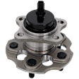 Rear, Driver or Passenger Side Wheel Hub, with Bearing, FWD