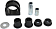 Steering Rack Bushing - Black, Rubber, Direct Fit, Kit