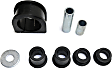 Steering Rack Bushing - Black, Rubber, Direct Fit, Kit