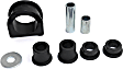 Steering Rack Bushing - Black, Rubber, Direct Fit, Kit