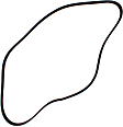 2006 Toyota Corolla LE - Main Drive Serpentine belt, 4 Cyl 1.8L, without A.C.